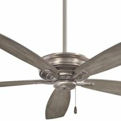 Coupon ❤️ Minka Aire Kafé 52 in. 5 Blade Indoor LED Ceiling Fan in Brushed Steel 🥰