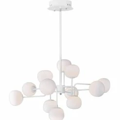 Flash Sale 🥰 ET2 Puffs 4.8W 12-Light LED Pendant in White 🎉