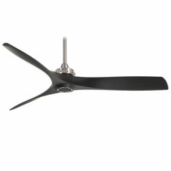 Best Pirce 🤩 Minka Aire Aviation 29W 3-Blade Ceiling Fan in Brushed Nickel 👍