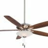 Discount 😀 Minka Aire Mojo CCY BN 52 CEIL FAN 5 BLD W/ LGHT ✨