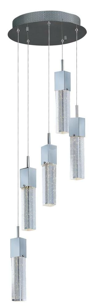Wholesale π ET2 Fizz III 14 in. 5-Light LED Mini Pendant In Polished Chrome π
