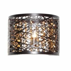 Outlet 👏 ET2 Inca 50W 1-Light G9 Double Loop Xenon Wall Sconce in Bronze 🎉