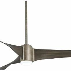 Discount 😀 Minka Aire Triple 60 in. 45.55W 3-blade 1-Light Ceiling Fan in Vintage Iron 🔥