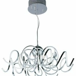 Cheap ⭐ ET2 Chaos 84W 9-Light Integrated LED Pendant in Polished Chrome 🤩
