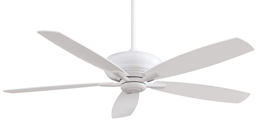 Brand new ⌛ Minka Aire Kola-XL 84.6W 5-Blade Ceiling Fan in White 🎁