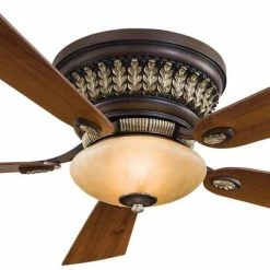 New 👍 Minka Aire Calais™ 5 Blades 52 in. Indoor Ceiling Fan in Belcaro Walnut™ 🥰