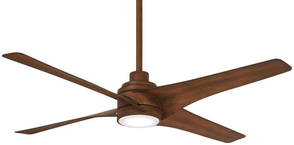 Outlet ๐ Minka Aire Swept 4-Blade Ceiling Fan with 56 in. Blade Span in Distressed Koa ๐ฅฐ