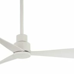 Flash Sale ✨ Minka Aire Simple 48.06W 3-Blade Ceiling Fan with 44 in. Blade Span in Flat White 😀