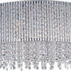 Top 10 🎁 ET2 Spiral 40W 10-Light Flushmount Ceiling Fixture in Polished Chrome ⭐