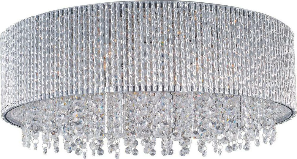 Top 10 π ET2 Spiral 40W 10-Light Flushmount Ceiling Fixture in Polished Chrome β