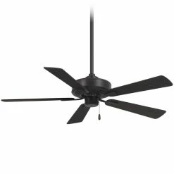 Best Pirce 👍 Minka Aire Contractor Plus 52 in. 5-Blade Indoor/Outdoor Ceiling Fan in Coal ✨