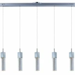 New ✔️ ET2 Fizz III 7.5W 5-Light LED Pendant in Polished Chrome ⌛