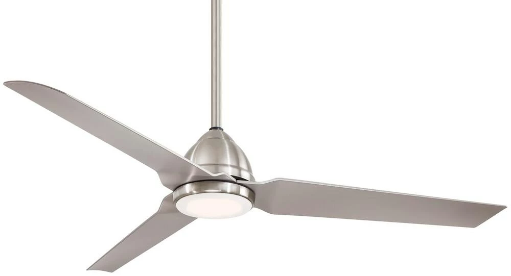 Deals π Minka Aire Java 54 in. 3-Blade Ceiling Fan in Brushed Nickel π