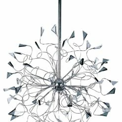 Cheap ✔️ ET2 Calypso 28 in. 12-Light Pendant in Polished Chrome 🔔