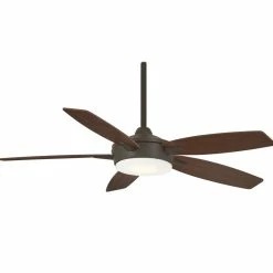 Promo ✨ Minka Aire Espace 52 in. 70.1W 5-blade 1-Light Ceiling Fan in Oil Rubbed Bronze 🎉