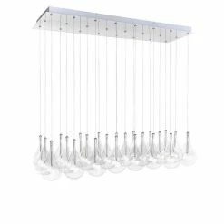 Best reviews of 😀 ET2 Larmes 10W 24-Light Pendant Ceiling Light in Polished Chrome 👍