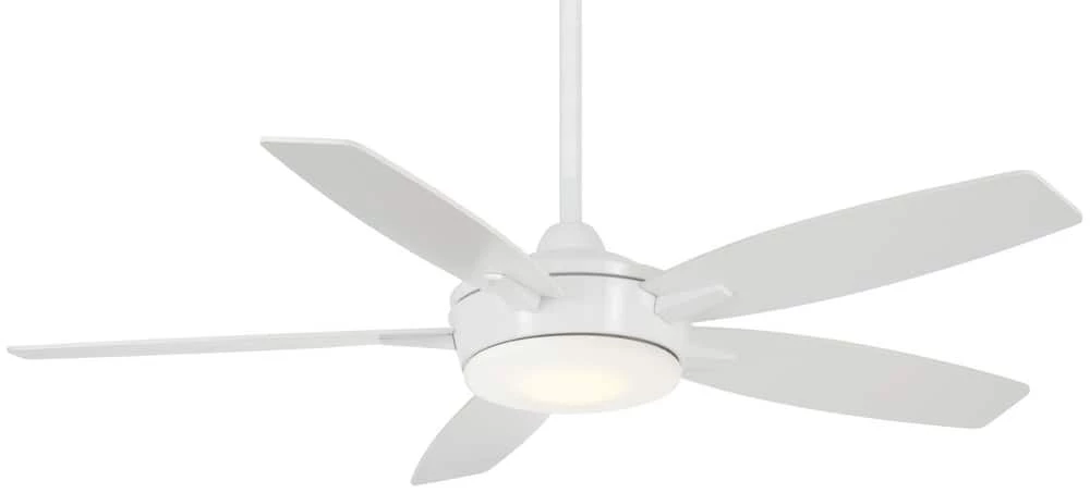 Best reviews of π Minka Aire Espace 52 in. 70.1W 5-blade 1-Light Ceiling Fan in White π
