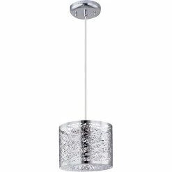 Flash Sale ⭐ ET2 Inca 7-3/4 in. 2.9W 1-Light G9 Double Loop LED Pendant in Polished Chrome 🛒