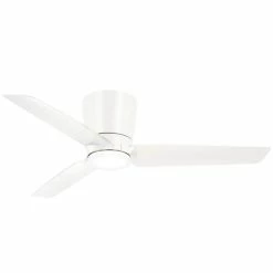 Cheap 🎁 Minka Aire Pure 48 in. 3-Blade Indoor/Outdoor Ceiling Fan in Flat White 😀
