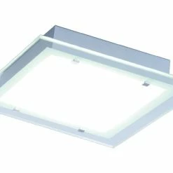 Coupon 🥰 ET2 Contempra 13-1/2 in 36W 2-Light Fluorescent 2G11 T5 Flush Mount Ceiling Fixture in Brushed Aluminum 👏