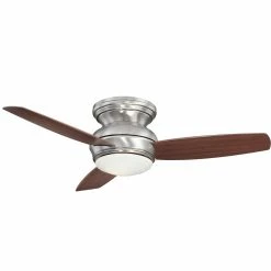 Best Sale 🎉 Minka Aire Traditional Concept™ 51.44W 3-Blade LED Ceiling Fan with 44 in. Blade Span in Pewter 😀