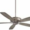 Budget 😍 Minka Aire Kafe-XL 84.46W 5-Blade Ceiling Fan with 60 in. Blade Span in Burnished Nickel 🔔