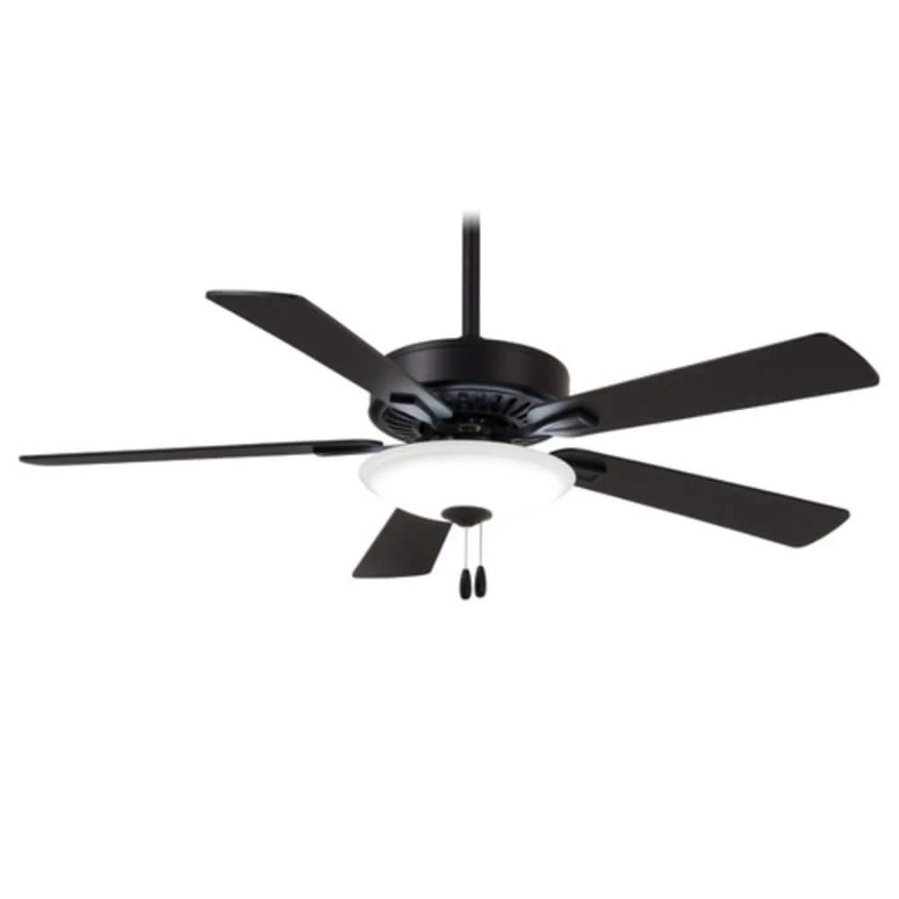 New ๐ฏ Minka Aire 52 in. 72.24W 1-Light LED Ceiling Fan in Coal ๐