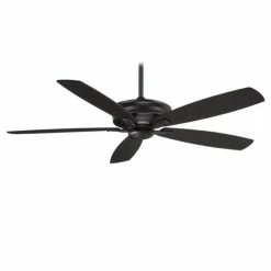 Cheapest 😀 Minka Aire Kafe-XL 60 in. 84.46W 1-Light Ceiling Fan in Coal 🔔