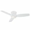 Hot Sale 😍 Minka Aire Traditional Concept™ 60.5W 3-Blade Ceiling Fan with 52 in. Blade Span in White 👏